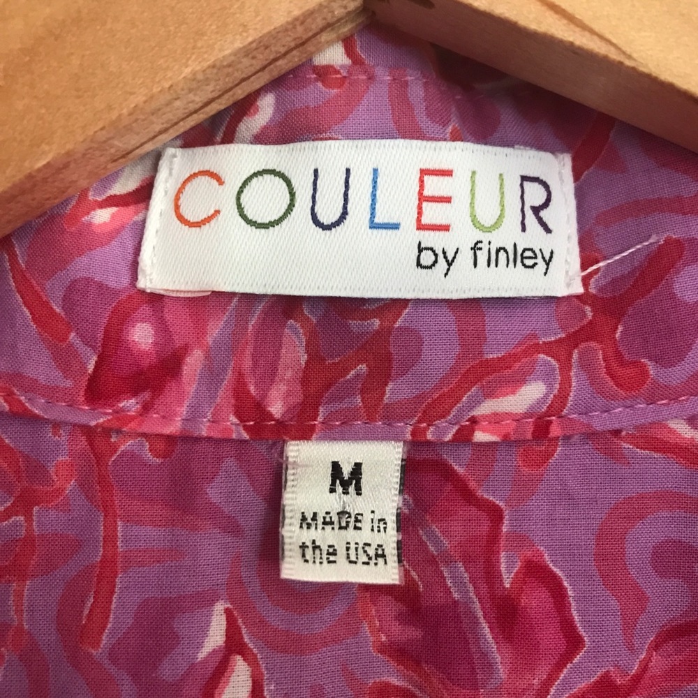 Couleur by Finley M flutter dress pink purple red - Picture 4 of 12